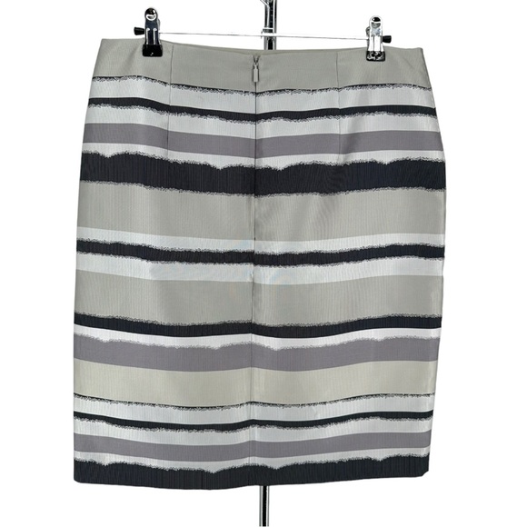 Boss Hugo Boss Vistripy Textured Stripe Neutral Pencil Skirt size US 8 - Picture 6 of 14